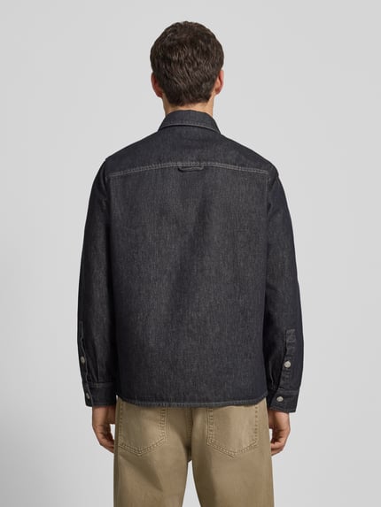 DRYKORN Hemdjacke mit Knopfleiste Modell 'DIEGGO' Marine 5