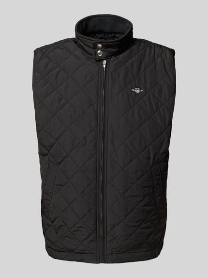 GANT Steppweste mit Stehkragen und Label-Stitching Black 2
