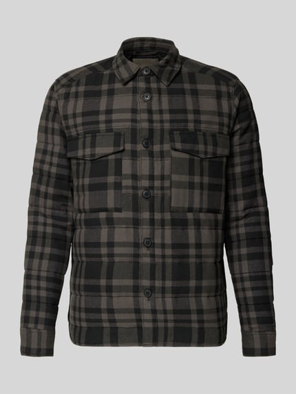 ONLY & SONS Regular fit overhemdjack van puur katoen, model 'GUDMUND' Zwart - 2
