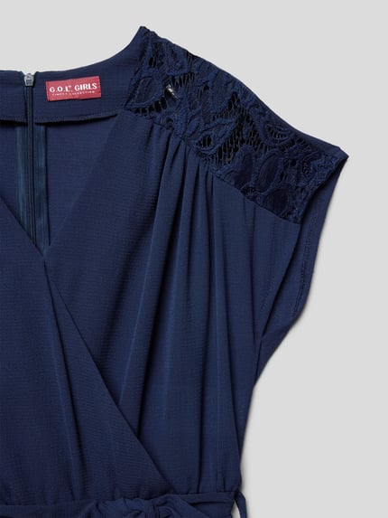 G.O.L. Jumpsuit mit V-Ausschnitt Marine 2