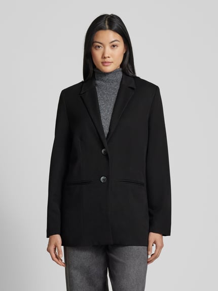FREE/QUENT Blazer met reverskraag, model 'KITTY' BLACK - 4