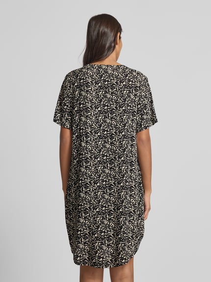 Tom Tailor Oversized Minikleid aus reiner Viskose Black 5