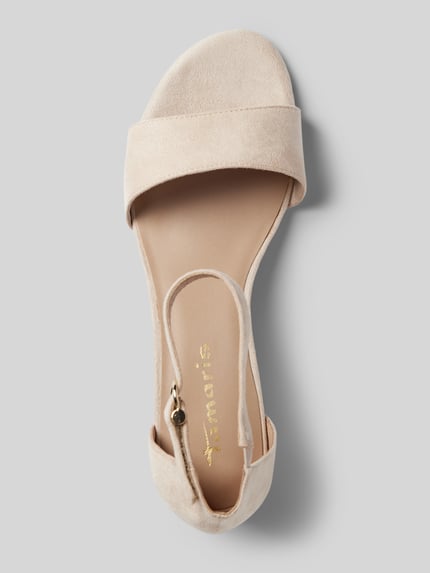 Tamaris Sandalette mit breiter Schaftbrücke Beige 3