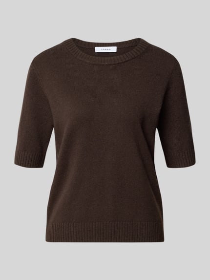 Pullover van katoenmix in fijntricotlook Shop The Look MANNEQUINE