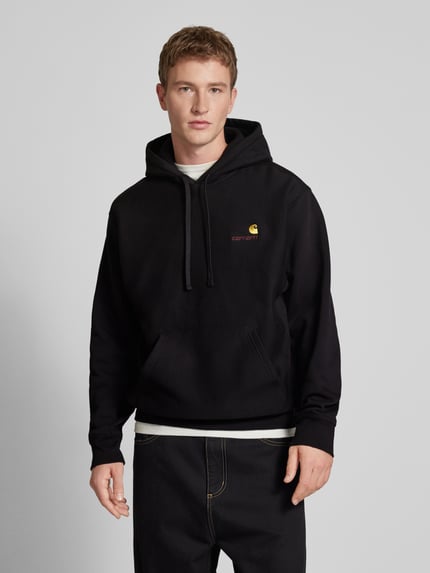 Carhartt Work In Progress Hoodie met capuchon Zwart - 4
