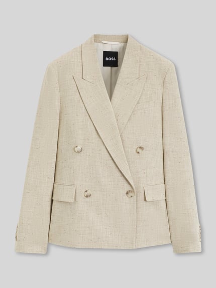 BOSS regular fit blazer model 'JALETO9' Beige - 2