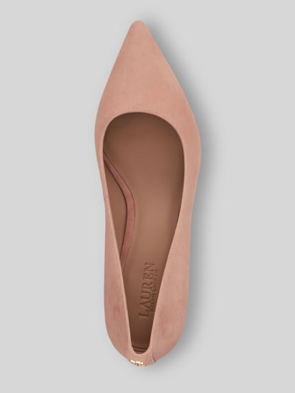 Lauren Ralph Lauren Pumps aus echtem Veloursleder Rose 3