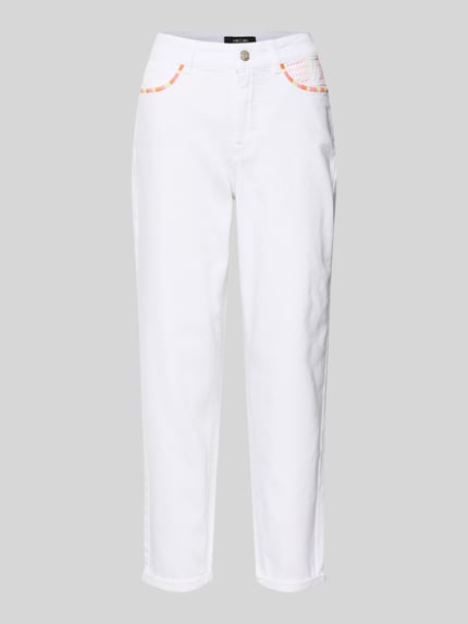Relaxed Fit Jeans mit Stitchings Shop The Look MANNEQUINE