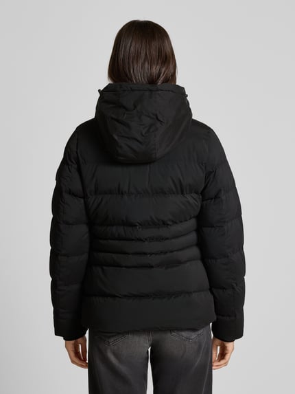 Cars Jeans Kurtka w stylu puffer z kieszeniami zapinanymi na zamek błyskawiczny model 'MONYA' Czarny 5