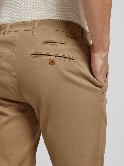 Brax Slim Fit Chino mit französischen Eingrifftaschen Modell 'Fabio' Beige 3