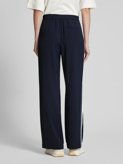 someday. Straight Leg Stoffhose mit Galonstreifen Modell 'Cevil' Marine 5