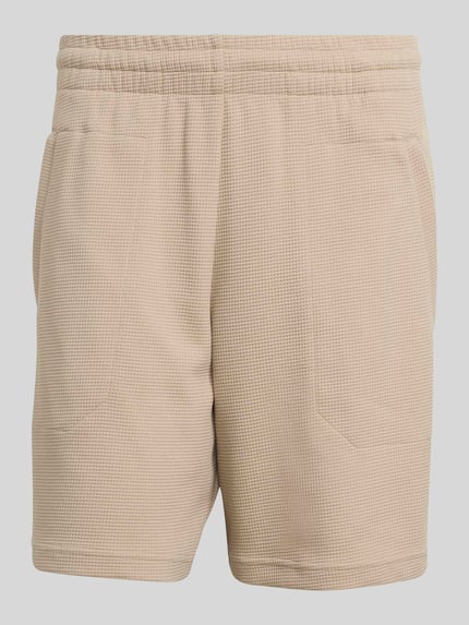 adidas Originals Regular Fit Trainingsshorts mit elastischem Bund Beige 2
