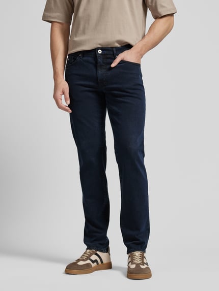 Brax Jeansy o kroju regular fit z 5 kieszeni model 'CADIZ' Ciemnoniebieski 4