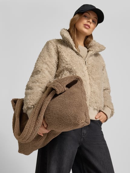 Studio Noos Torba typu mom bag z futerka model ‘Teddy’ Średniobrązowy 1