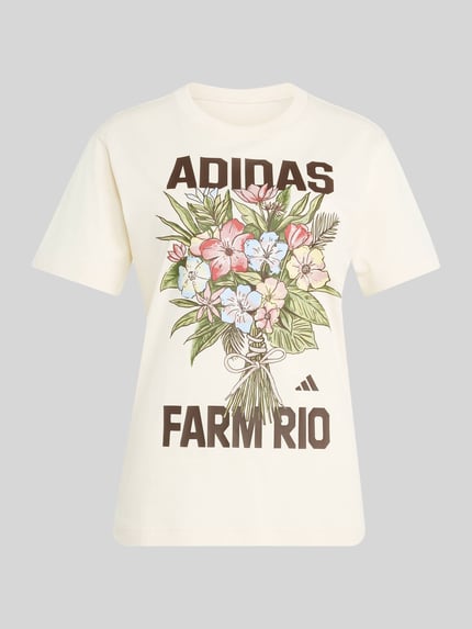 adidas Sportswear Regular Fit T-Shirt aus reiner Baumwolle Offwhite 2