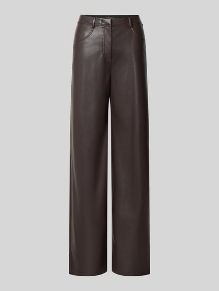 Spodnie o kroju straight fit z wpuszczanymi kieszeniami Shop The Look MANNEQUINE