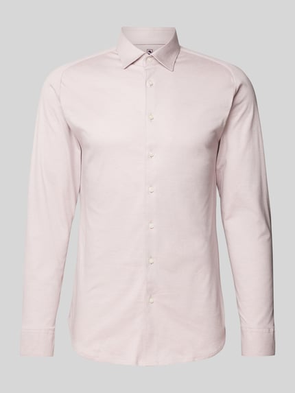 DESOTO Slim Fit Businesshemd aus Baumwolle Altrosa 2