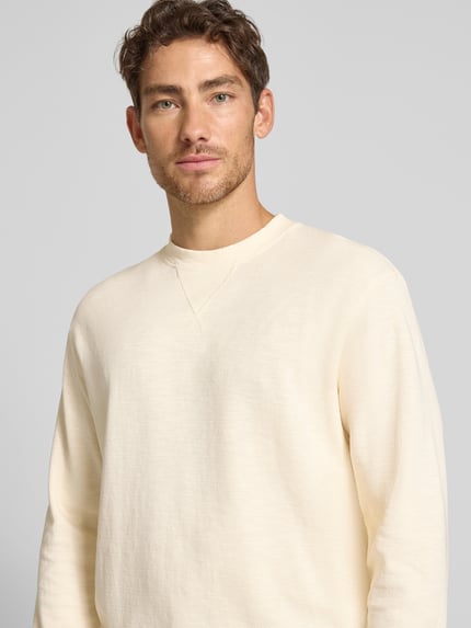 Scotch & Soda Sweatshirt mit Rundhalsausschnitt Offwhite 3