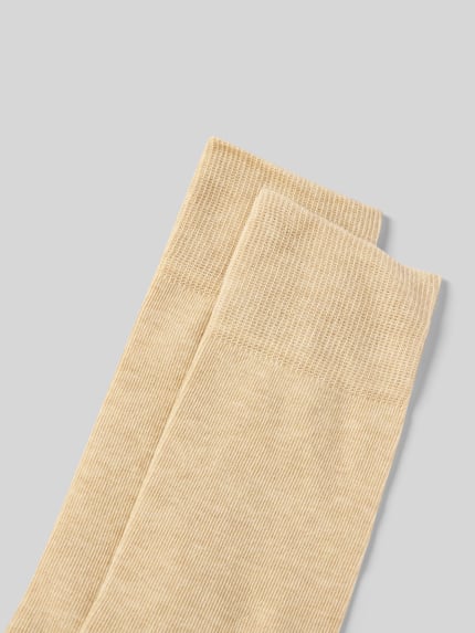 Produktfoto, Socken im 2er-Pack von FALKE für Herren, Modell Happy aus Baumwollmischung mit breitem Komfortbund, verstärkter Ferse und Spitze.