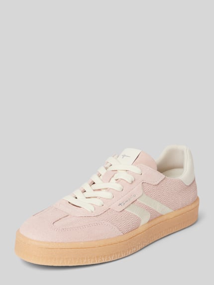 Tamaris Sneakers met labeldetails Lichtroze - 1
