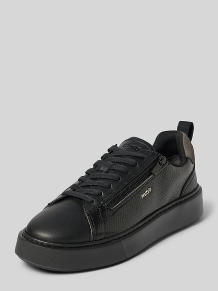 HUGO Sneakersy z bocznym zamkiem błyskawicznym Czarny 1