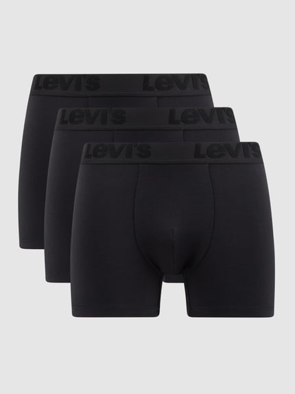 Levi's® Boxershort met stretch in set van 3 Zwart - 1