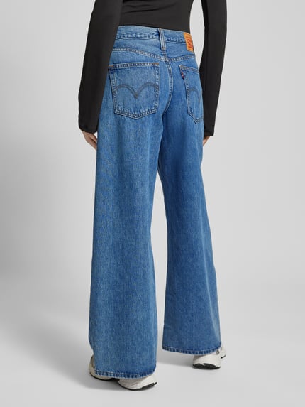 Levi's® Baggy wide leg jeans in 5-pocketmodel Lichtblauw - 5