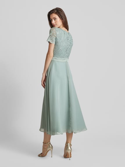 SWING Cocktailkleid in Wickel-Optik Hellgruen 5