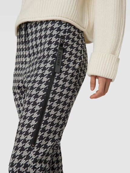 MAC Stoffhose mit Allover-Muster Modell 'FUTURE 2.0' Black 3
