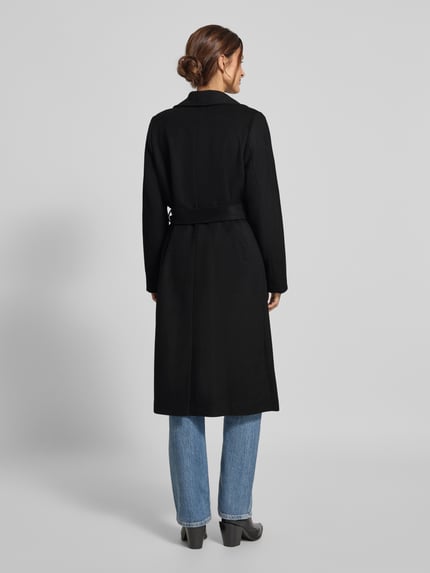Selected Regular Fit Mantel aus Woll-Mix Modell 'ROSA' Black 5