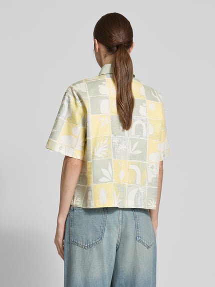 Jake*s Studio Woman Relaxed Fit Bluse mit Strukturmuster Lind 5