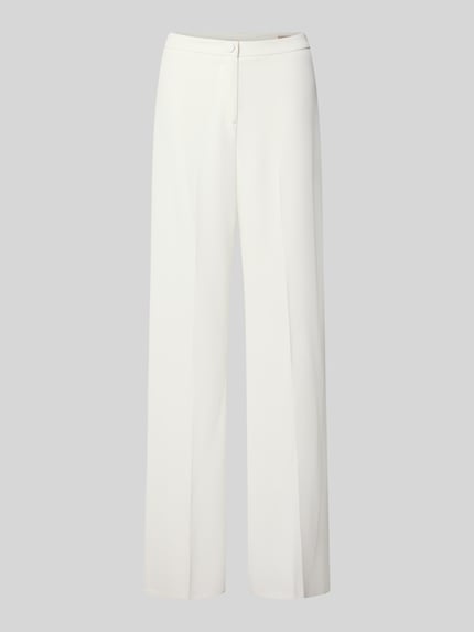 Stoffen broek met persplooi Shop The Look MANNEQUINE