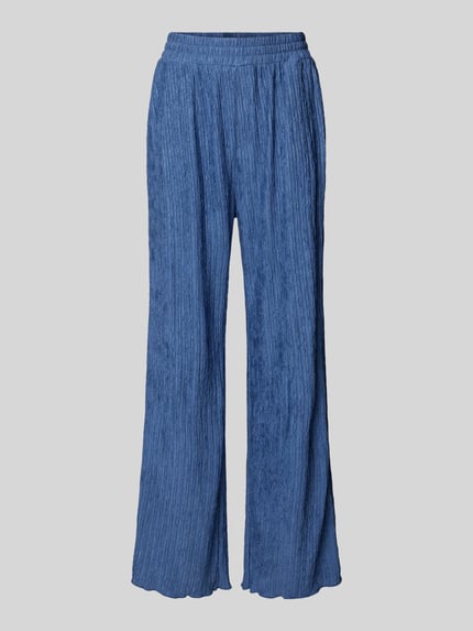Colourful Rebel Stoffhose mit elastischem Bund Modell 'Melody' Rauchblau 2