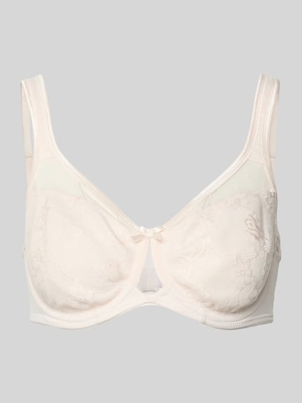 Bügel-BH aus Spitze und Mikrofaser Modell 'Nuance' Shop The Look MANNEQUINE