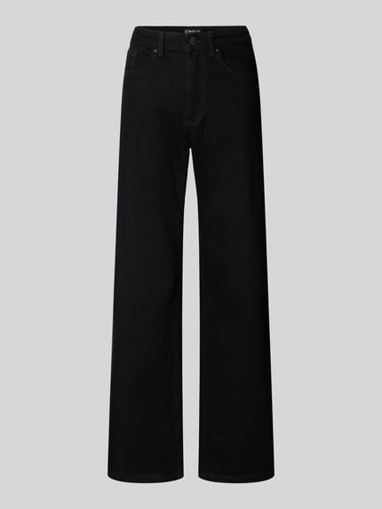 ONLY Wide Fit Jeans aus Baumwoll-Mix Modell 'JUICY' Black 2