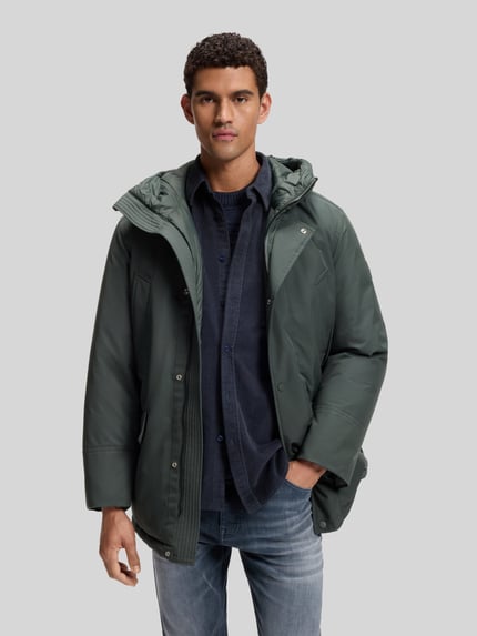 BOSS Orange Regular Fit Parka mit Kapuze Modell 'Osiass1' Oliv 4