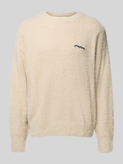 PEGADOR Strickpullover mit Rundhalsausschnitt Modell 'Vernen' Ecru 2