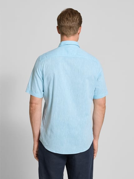 LERROS Regular fit vrijetijdsoverhemd met borstzak Turquoise - 5