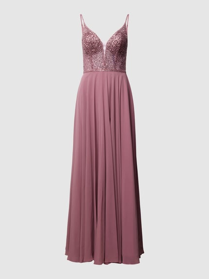 Hey Kyla Avondjurk met pailletten Mauve - 2