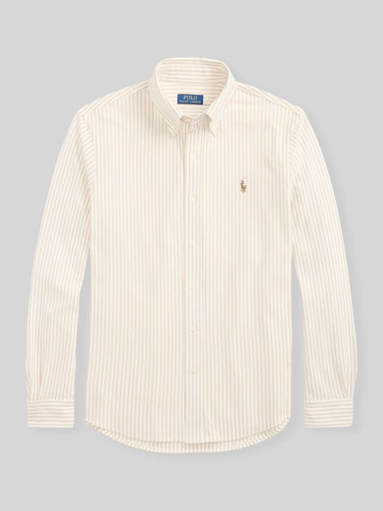 Polo Ralph Lauren Regular Fit Freizeithemd aus reiner Baumwolle Beige 2