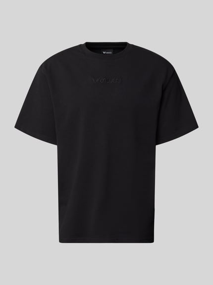 Relaxed Fit T-Shirt mit Logo-Stitching Modell 'Ikarus' Shop The Look MANNEQUINE