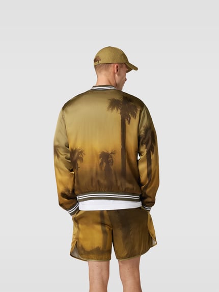 Blue Sky Inn Bomberjacke mit Motiv-Print DUNKEL GELB 5