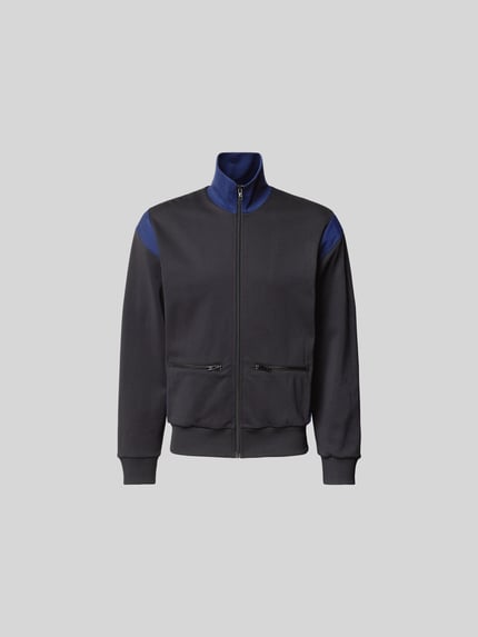 Regular fit sweatjack met opstaande kraag Shop The Look MANNEQUINE