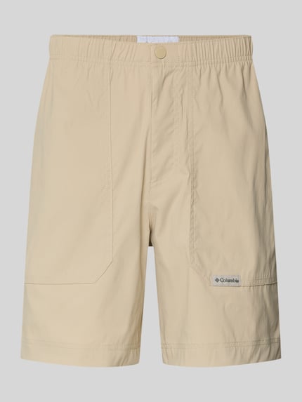 Regular Fit Shorts mit Logo-Patch Modell 'Landroamer' Shop The Look MANNEQUINE