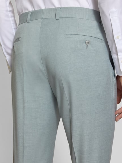 HECHTER PARIS Regular Fit Anzughose mit Paspeltaschen Modell 'X-Tension' Tuerkis 3