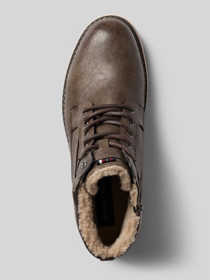 Tom Tailor Schnürstiefel mit Warmfutter Mittelgrau 3