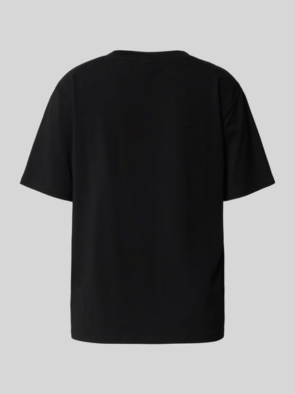HUGO Regular fit pyjamabovendeel van katoenmix Zwart - 3