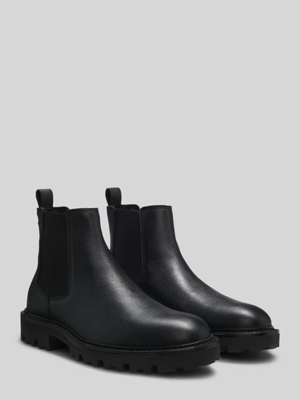BOSS Chelsea Boots aus echtem Rindsleder Black 1