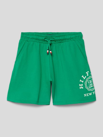 Tommy Hilfiger Teens Sweatshorts mit elastischem Bund Gruen 1