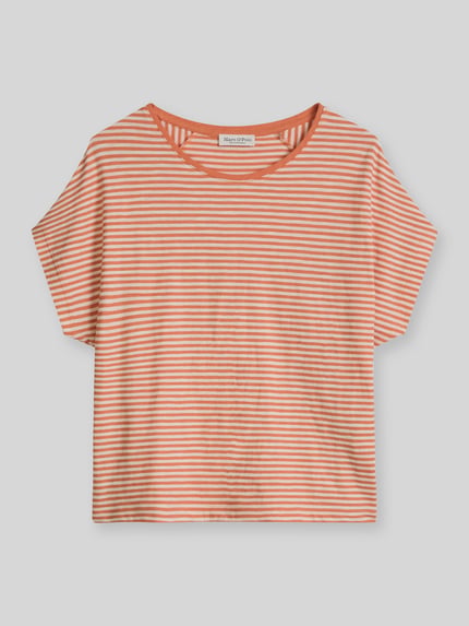 Marc O'Polo Relaxed Fit T-Shirt aus reiner Baumwolle Orange 2